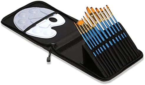 ZSEDP 10 компјутери четки за боја на боја различна форма на најлон -коса уметник за сликање за акрилно масло акварел уметнички материјали
