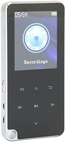 Player PlayerMP4 плеер со Bluetooth 4.0, 1,8 инчен LCD екран во боја дигитален загуба MP3 музички плеер со слушалки за трчање, снимање со едно