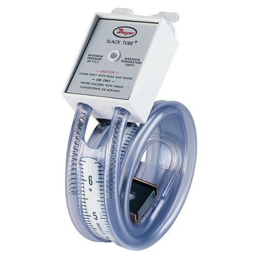 Dwyer Slack Tube Series 1211 корисен манометар за тркалање, опсег на притисок 100-0-100cm WC