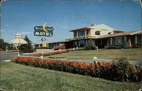 Независност на Moonlight Motel, Missouri Mo Оригинална гроздобер разгледница 1958 година