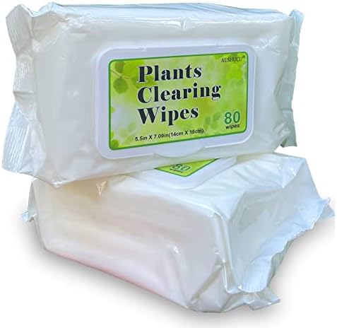 Аусуку растенија чистење марамчиња ткаат незнаени марамчиња ， чиста и чиста чистачка за лисја за фотосинтеза за растенија на отворено