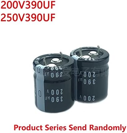 Junniu 10PCS 390UF 200V 200V390UF 22x25 25x25mm Snap-in PSU кондензатор