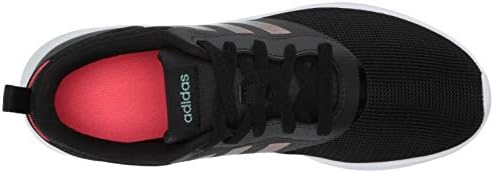 Adidas QT Racer 2.0 Работен чевли, црна/црна/сигнална розова, 12 Us Unisex мало дете