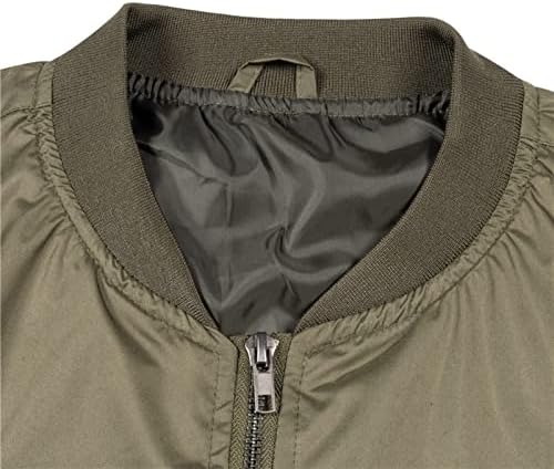 Менс есенски моден случај на лежење на лежење, тенок џеб јакна, блуза палто бејзбол врвни зимски јакни за мажи за мажи