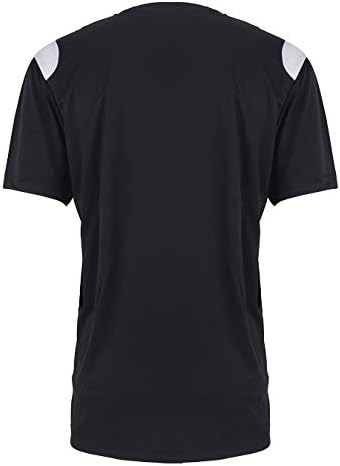 Маичка со маица со маица со фазасису, влага, активен брз сува фитнес фитнес краток ракав