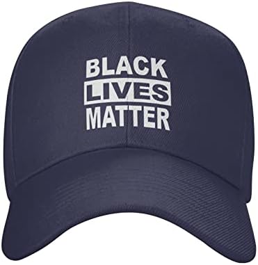 Црни животи материи за возрасни бејзбол капа женски голф капа за прилагодување на манс тато капа