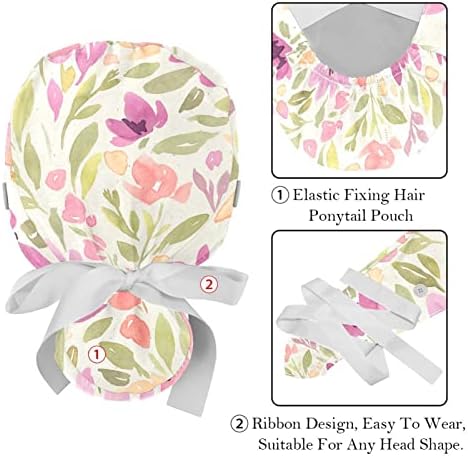 Работно капаче со копчиња за жени, цветен вектор пролетен памук џемпер, буфан капа од чипка