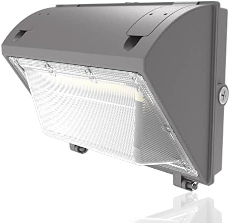 Deojoy LED Ѕид Пакет Светлина Отворено Самрак-до-Зори Фотоелемент, 5000k Дневна Светлина Комерцијални Осветлување Безбедност, HPS Еквивалент,