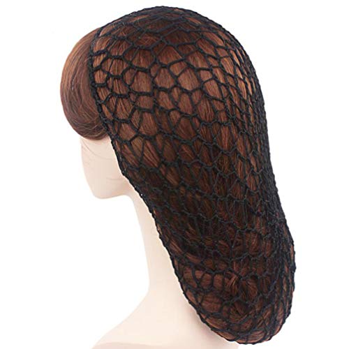 Luxshyny Mesh Crochet Hair Net 2 парчиња рачно занаетчиски капчиња за зачувување на капачињата за спиење на капачињата на капакот