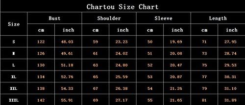 Chartou Women'sенски преголем патент на печатена кошула со качулка y2k худи тенка јакна