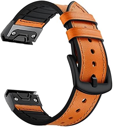 NDJQY 22 26mm Sport WatchBard Strap за Garmin Fenix ​​6 6s 6x Pro 5x 5 Plus 3HR 935 S60 D2 Enduro Брзо ослободување на кожа нараквица Кореа