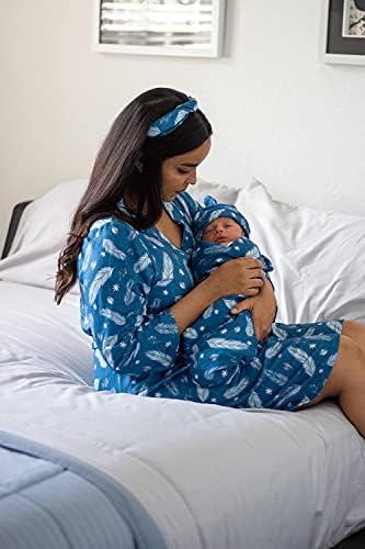 МАМО О ЧАСОВНИК Породилна Наметка И Бебешко Ќебе За Повивање, Млечна Свилена Облека За Испорака И Обвивка За Повивање За Мама И Бебе