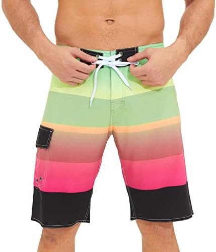 Менс летни обични пливање стебла широки бои на нозете блок плажа кратки панталони лесни плус големина крпеница шорцеви