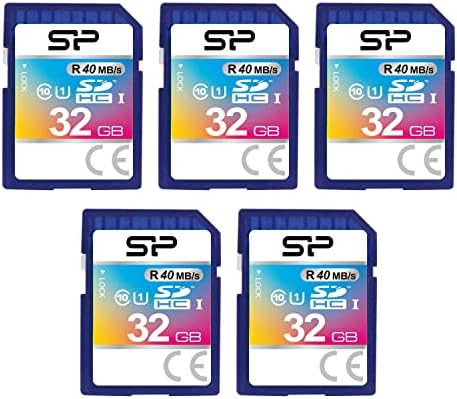 Силиконска Моќност Sdhc Класа 10 32GB 5-Пакет Мемориска Картичка СО Usb Картичка Читач Комбо