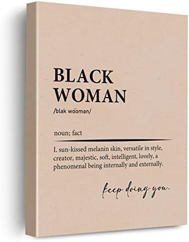 Евксид црна жена дефиниција платно за сликање wallидна уметност, црна жена печати уметнички дела врамени подготвени за виси за