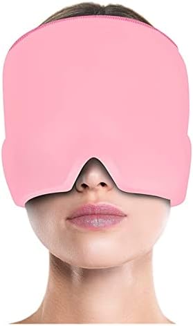 Топоб мигрена Олеснување на мраз главоболка главоболка за олеснување на гел маска за очите ладна терапија маска еластична торба