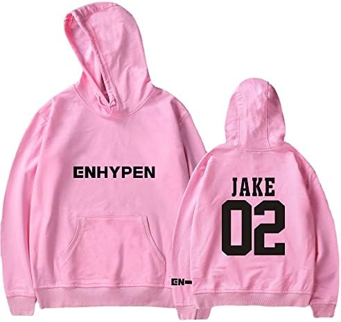 Marllegebee Kpop Enhypen Merch Hoodie Jay Jay jay 02 Men longински пуловер за мажи со долг ракав 90 -ти хип хоп младешка облека