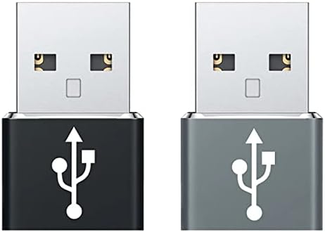USB-C женски до USB машки брз адаптер компатибилен со вашиот Nokia 3.1+ за полнач, синхронизација, OTG уреди како тастатура, глушец,
