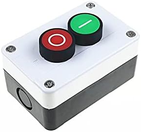 DJDLFA 22mm 2 дупки за копче за копче за самостојно ресетирање на рамен копче за водоотпорно поле за контролно поле за контролно поле