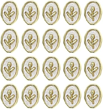 Копчиња за шиење златен раб на златниот раб Гроздобер образец на лалиња Декоративно копче -20 парчиња