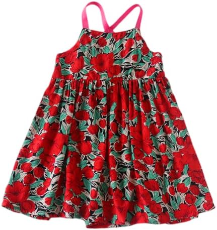 Меџик елф бебе девојки лето лента за печатење фустани за здолништа за облека за облека за плажа на мали деца