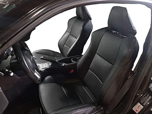 Iggee за Scion FRS Toyota 86 2013-2020 вештачка кожа обичај точно вклопување 2 наслови на предните седишта