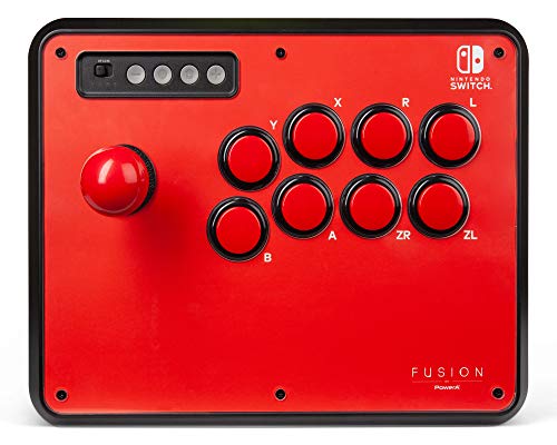 Powera Fusion Wireless Arcade Stick For Nintendo Switch, Lite, Fight Stick, GamePad, Controller Game, Bluetooth Controller, AA