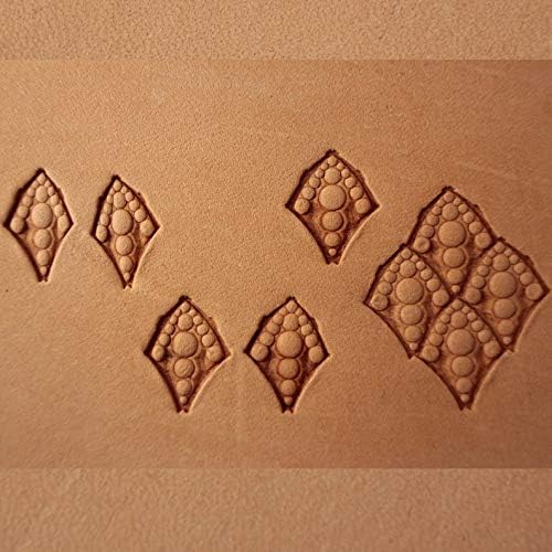 Змеј скала кожен печат Алатки за марки за печење алатки за резба за занаетчиско кожење со кожа
