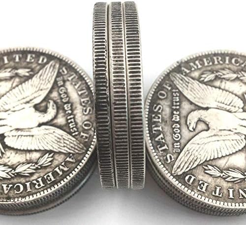 Длабока резба врежана во 1921 година во Соединетите држави со единечни очи 骷髅 монети монети со монети со монети колекција Комеморативна