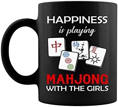 Среќата е играње на Махјонг со девојки за подароци за кафе, 11 и 15 мл