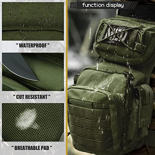 Капка торба за нозе за мажи жени воени тактички пакувања на бутовите, мултифункционален тактички пакет на отворено пешачење бутово