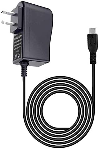 Адаптер за AC за Flashback 1 Protebtable Game Player DC Chable Coard Coder Cable, 5 стапки, со LED индикатор, компатибилна замена