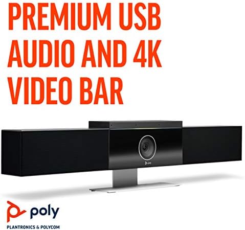 Поли Студио - 4K USB систем за видео конференции - Камера, микрофон и лента за звучници за мали и средни конференциски простории - следење на