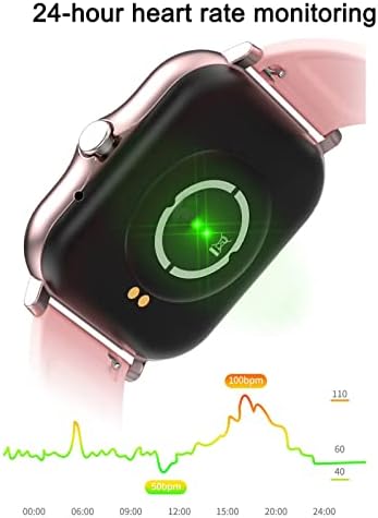 Moresec Smart Watch for Android iPhone, мултифункционален Bluetooth Talk SmartWatch 1.7inch IPS IPS со целосен допир на метал-екранот за прилагодување