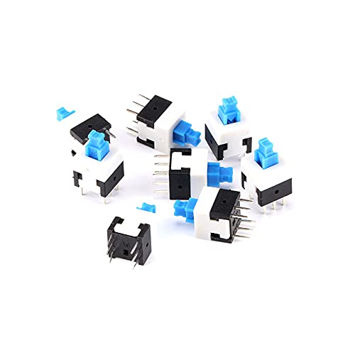 20 парчиња/лот 88мм 6-пино-прекинувач DPDT Mini Push Switch Switch 8x8mm