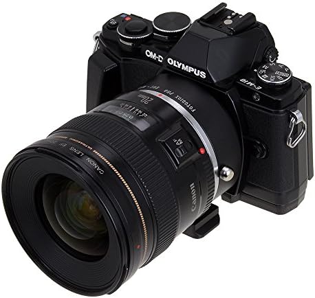 Адаптер за монтирање на леќи Fotodiox Pro - Canon EOS D/SLR леќи до микро четири третини монтирање на телото без огледало на камера