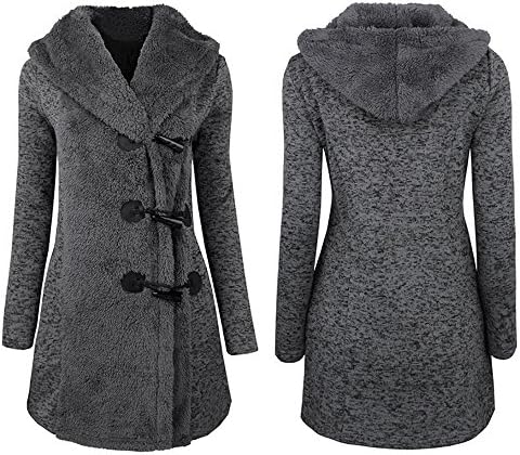 Копче за списоци со долги палто, дебела топла парка јакна од надворешна облека за надворешна облека