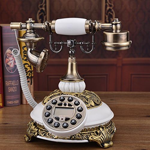 Counyball Rotary Dial Telephone Divil Decoration Decoration American European Style Office Retro Fildline Home Classic Classic Desk
