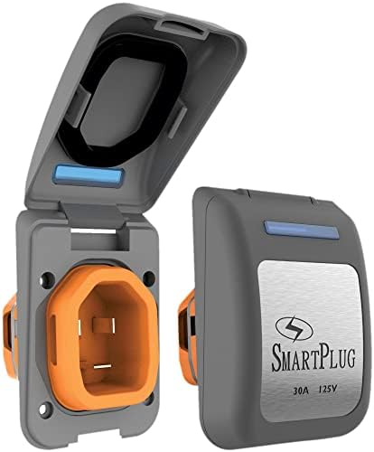 SmartPlug Пластичен влез за влез, црна