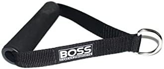 Boss Fitness Products - Рачки за вежбање со меки зафати - сет од 2 - Одлично за прилагодливи ленти за отпор и машини за кабел