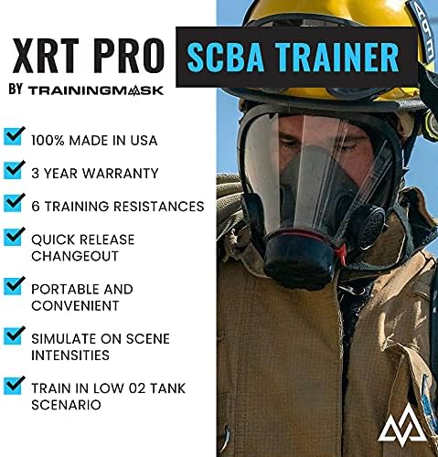Тренингмаска Пожарникар XRT PRO 2.0-Вметнување Регулатор За Обука На Отпор, Вметнување Респиратор За Отпор за Маска со Отпорност На Дишење,