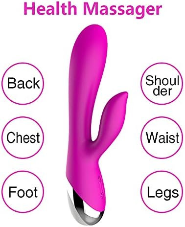 WD2819 Зајак вибратор G -Spot Clitoris Стимулатор -Моќна водоотпорна наполнување на силиконски вагинален анален дилдо масажер