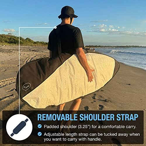 Хо Стиви! Торба за сурфање - издржлива покривка на дневникот за кратки плочи до долги табли [Изберете големина]