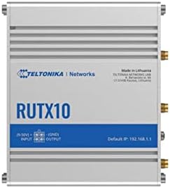 Teltonika Rutx10000200 - RUTX10 Професионален безжичен рутер, 4 x Gigabit Ethernet пристаништа, далечинско управување