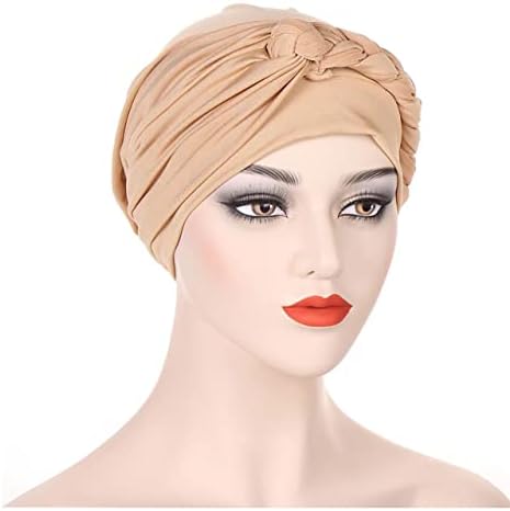 Lucky Staryuan ® Хемо карцином за рак на жени за жени мека пред-врзана изопачена плетенка за прегратка за коса, капаче за капакот на турбан