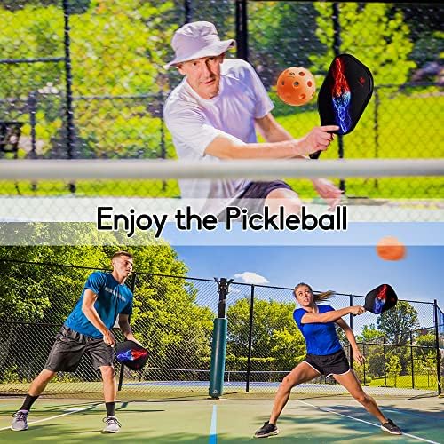 Pickleball Glodde & Pickleball топки 10 пакувања со мрежни топки торба 26 дупки топки од пикбол поставени затворени топки за пикбол