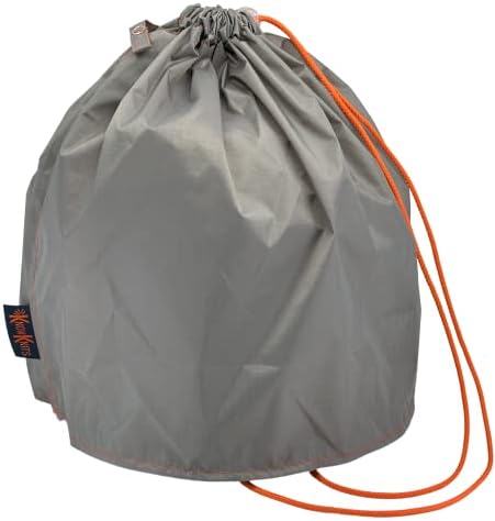 Познавања Светло Сива Боја GoKnit Торбичка Плетење Проект Торба со Јамка &засилувач; Врвка