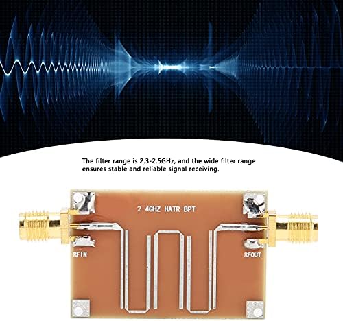 Eujgoov 2.4 GHz Bandpass Филтер Модул, 1.6 mm ДЕБЕЛИНА WIFI Bluetooth Микрострип Филтер Двострани Печатени Коло Електронска Компонента