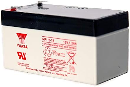 Yuasa NP1.2-12 12V/1.2AH Запечатена батерија на олово киселина со терминал F1