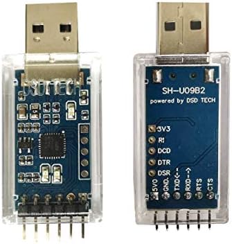 DSD TECH 2PCS USB До TTL Сериски Адаптер СО CP2102 Чип Компатибилен Со Windows 7,8,10, Linux, Mac OS X